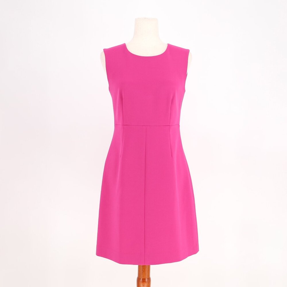DIANE VON FURSTENBERG Carrie Dress Sleeveless Sheath Magenta Hot Pink Size 6
